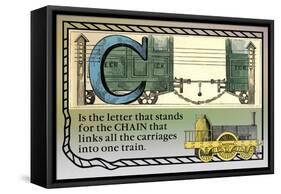C is the Letter That Stands for the Chain-null-Framed Stretched Canvas