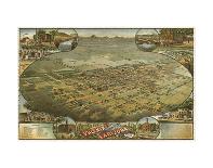 Bird’s Eye View of Phoenix, Arizona, 1885-C^J^ Dyer-Stretched Canvas