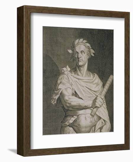 C. Julius Caesar Emperor of Rome-Titian (Tiziano Vecelli)-Framed Giclee Print