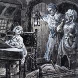 Young Handel Discovered Playing the Harpsichord in the Attic by His Parents-C.l. Doughty-Giclee Print