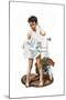 C-L-E-A-N (or Boy Drying Off after Bath)-Norman Rockwell-Mounted Giclee Print