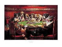 Poker Sympathy-C^ M^ Coolidge-Laminated Art Print