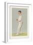 C M Wells English Cricketer Seen Here About to Bowl-Spy (Leslie M. Ward)-Framed Art Print