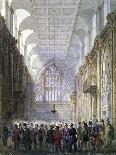 Interior of the Guildhall, City of London, 1838-C Matthews-Giclee Print