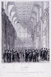 Interior of the Guildhall, City of London, 1838-C Matthews-Giclee Print