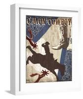 C'mon Cowboy-Tandi Venter-Framed Art Print