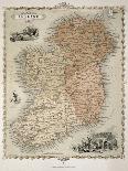 Map of Ireland, Published c.1850-C. Montague-Giclee Print