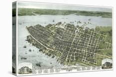 Bird’s Eye View of the City of Charleston, South Carolina, 1872-C^N^ Drie-Art Print