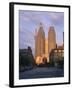 C.N.Tower and City Centre Skyscraper at Dawn, Toronto, Ontario, Canada, North America-Rainford Roy-Framed Photographic Print