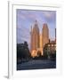 C.N.Tower and City Centre Skyscraper at Dawn, Toronto, Ontario, Canada, North America-Rainford Roy-Framed Photographic Print