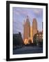 C.N.Tower and City Centre Skyscraper at Dawn, Toronto, Ontario, Canada, North America-Rainford Roy-Framed Photographic Print