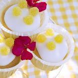 Lemon Muffins with Jelly Fruits and Blossoms-C. Nidhoff-Lang-Photographic Print