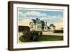 C&O Passenger Station, Old Point Comfort, Virginia, 1915-null-Framed Giclee Print