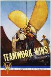 Teamwork Wins Poster-C.P. Benton-Mounted Giclee Print