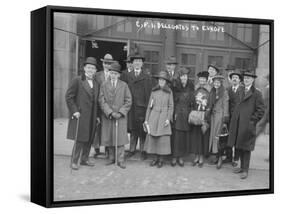 C.P.I. Delegates to Europe, 1917-8-null-Framed Stretched Canvas