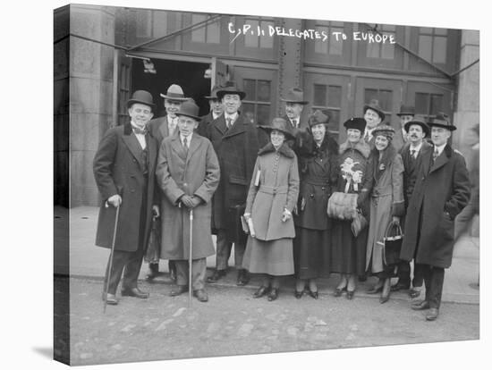 C.P.I. Delegates to Europe, 1917-8-null-Stretched Canvas