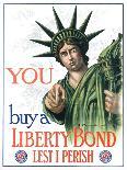 You Buy a Liberty Bond Lest I Perish Poster-C.R. Macauley-Giclee Print