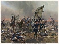 Battle of Leuthen Frederick II (The Great) Leads Prussian Forces to Victory Over the Austrians-C. Rochling-Stretched Canvas