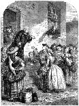 A Marriage Ceremony in Fleet Prison During the Reign of George Ii, 19th Century-C Sheeres-Framed Giclee Print