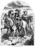William III Thrown from His Horse Near Hampton Court-C Sheeres-Giclee Print