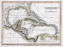 A Map of the West Indies, 1808-C Smith-Framed Giclee Print