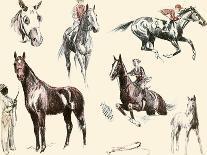 Thoroughbreds; And Their Mascots-C.W. Anderson-Art Print
