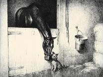 Thoroughbreds; And Their Mascots-C.W. Anderson-Art Print