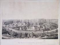 View of Smelting Works at Muldenhuetten Near Freiberg, Saxony, Engraved by Carl Wilhelm Arldt,…-C.W. Linke-Giclee Print