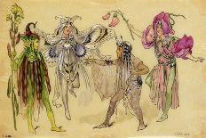 Costume Design For a Jester For "A Midsummer Night's Dream" c.1881-93-C. Wilhelm-Giclee Print