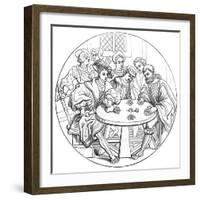 C16 Gambling with Dice-null-Framed Photographic Print
