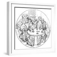 C16 Gambling with Dice-null-Framed Photographic Print