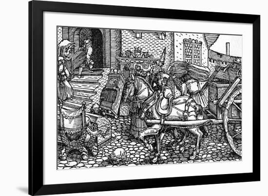 C16 Marriage Dowry-Hans Burgkmair-Framed Premium Giclee Print