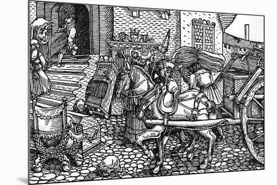 C16 Marriage Dowry-Hans Burgkmair-Mounted Premium Giclee Print