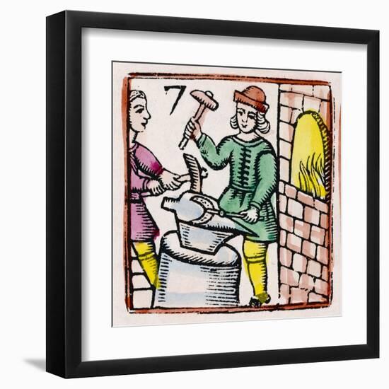 C17 Blacksmith-null-Framed Art Print