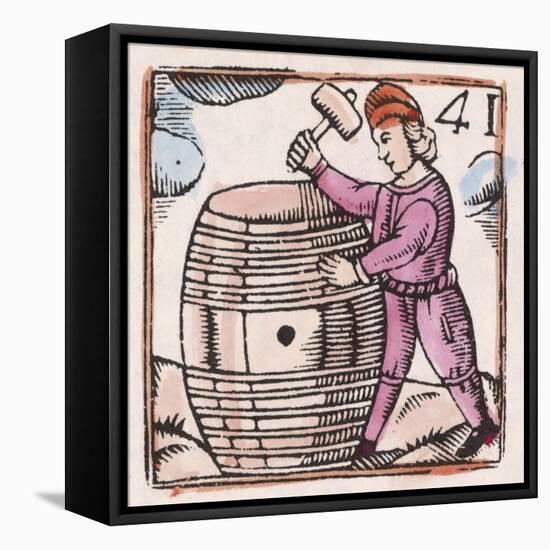 C17 Cooper, Woodcut, 41-null-Framed Stretched Canvas