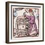 C17 Cooper, Woodcut, 41-null-Framed Art Print