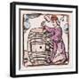 C17 Cooper, Woodcut, 41-null-Framed Art Print