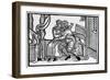 C17 Embrace in Bedroom-null-Framed Art Print