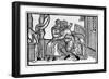 C17 Embrace in Bedroom-null-Framed Art Print