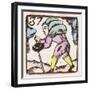 C17 Porter, Woodcut, 37-null-Framed Art Print