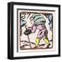 C17 Porter, Woodcut, 37-null-Framed Art Print