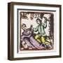 C17 Sculptor, Woodcut, 23-null-Framed Art Print