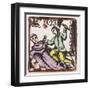 C17 Sculptor, Woodcut, 23-null-Framed Art Print