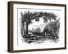 C18 Wagon at Inn-T Creswick-Framed Art Print