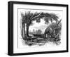 C18 Wagon at Inn-T Creswick-Framed Art Print