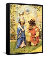 CA Fairy 13-Vintage Apple Collection-Framed Stretched Canvas