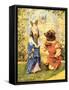 CA Fairy 13-Vintage Apple Collection-Framed Stretched Canvas