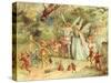 CA Fairy 21-Vintage Apple Collection-Stretched Canvas