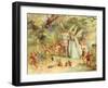 CA Fairy 21-Vintage Apple Collection-Framed Giclee Print