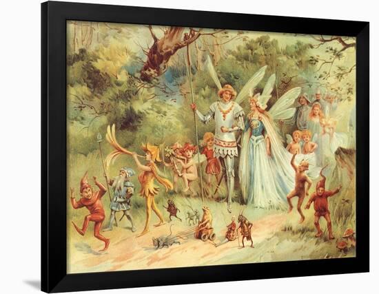 CA Fairy 21-Vintage Apple Collection-Framed Giclee Print